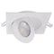 Satco LED Direct Wire Downlight Gimbaled, 9 Watt CCT Selectable, 4 Inch Square, Remote Driver, White S11841 - alternate 6